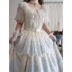 Miss Point Point Garden Embroidered Tiered One Piece(Reservation/3 Colours/Full Payment Without Shipping)
